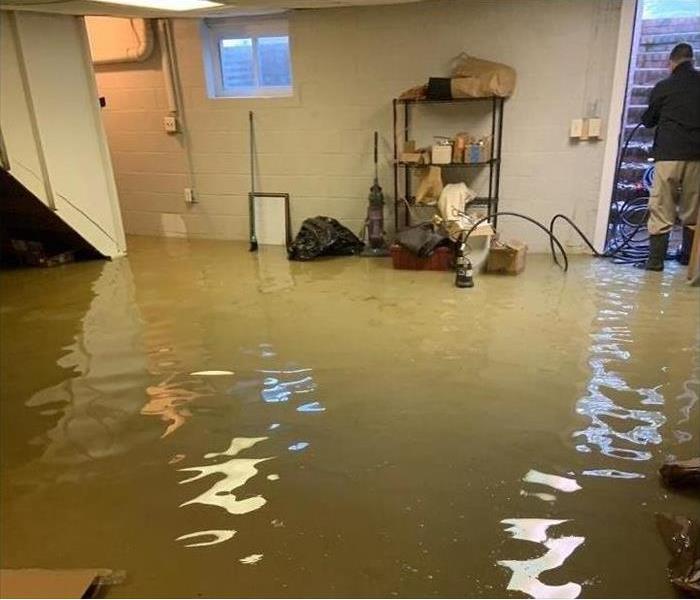 flood water in basement