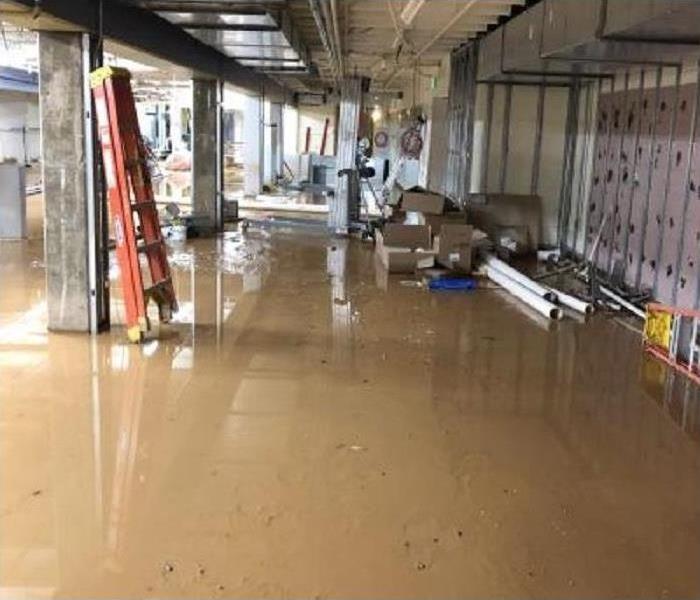 flood in building